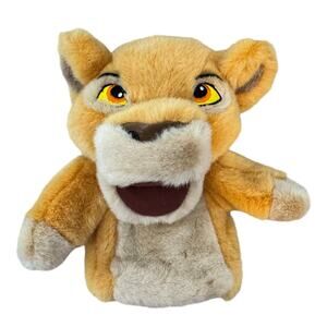 Disney Lion King Simba Hand Puppet Plush Toy Stuffed Animal Kids Pretend Play